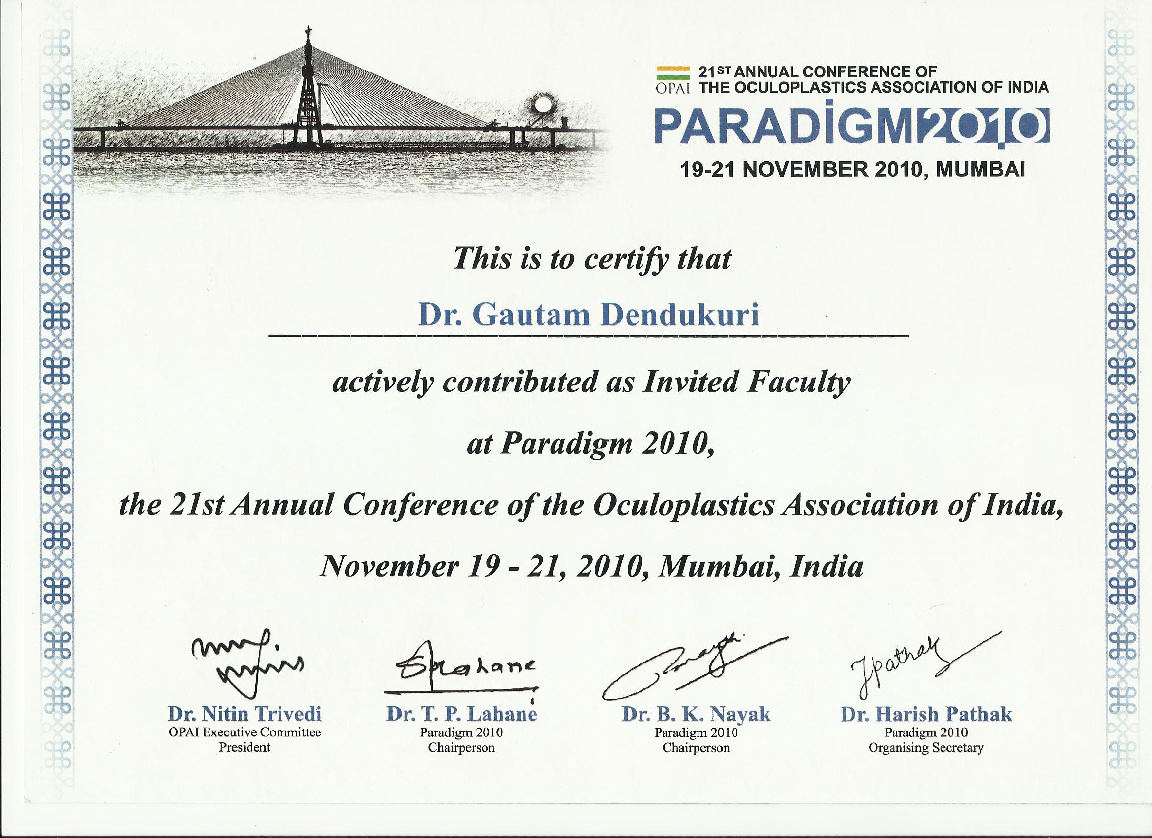 AAO Achievement Award 2008